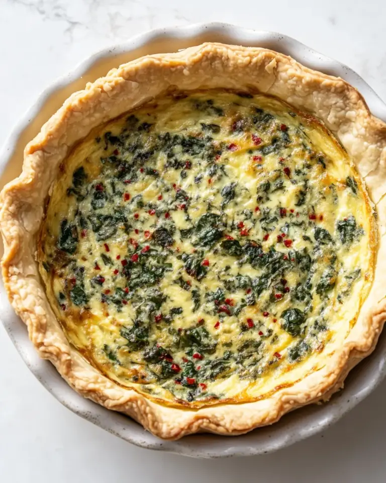 Homemade Deep Dish Vegetarian Quiche photo