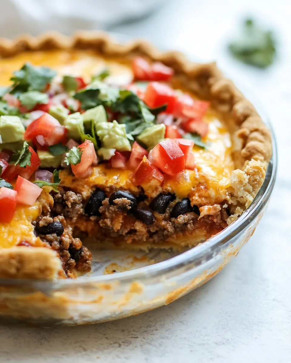 Easy Delicious Taco Pie recipe photo