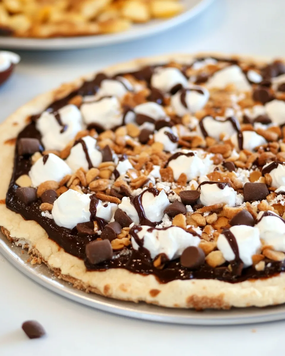Delicious Dessert Pizza shot
