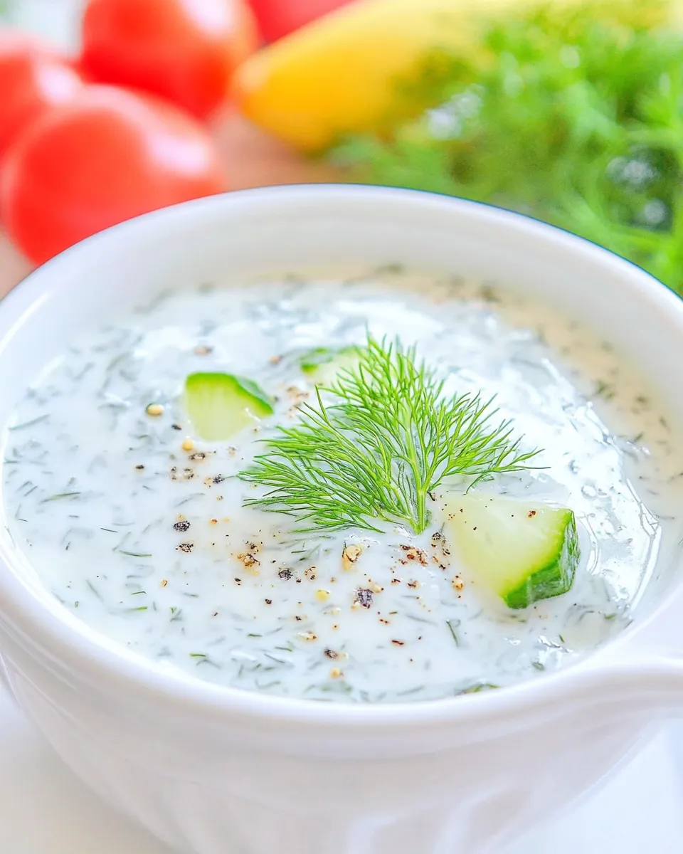 Easy Dill Salad Dressing recipe photo