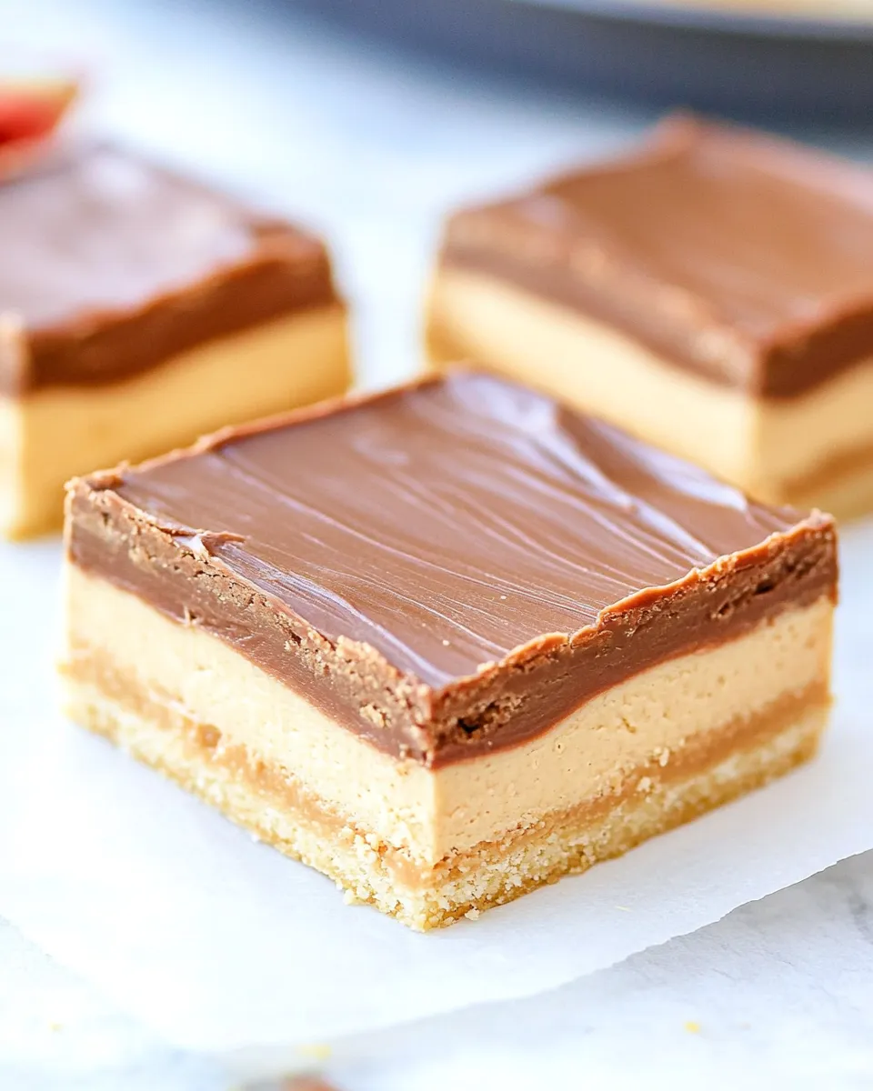 Homemade Disneyland Peanut Butter Bars Recipe photo