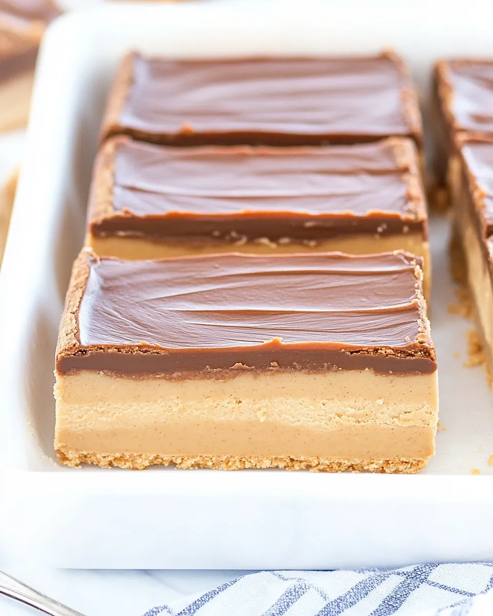 Easy Disneyland Peanut Butter Bars Recipe shot