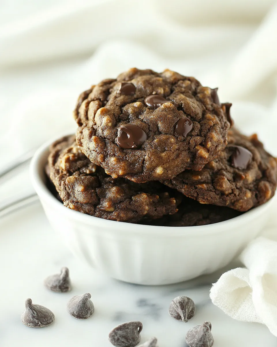 Classic Double Chocolate Breakfast Cookies with Zing image