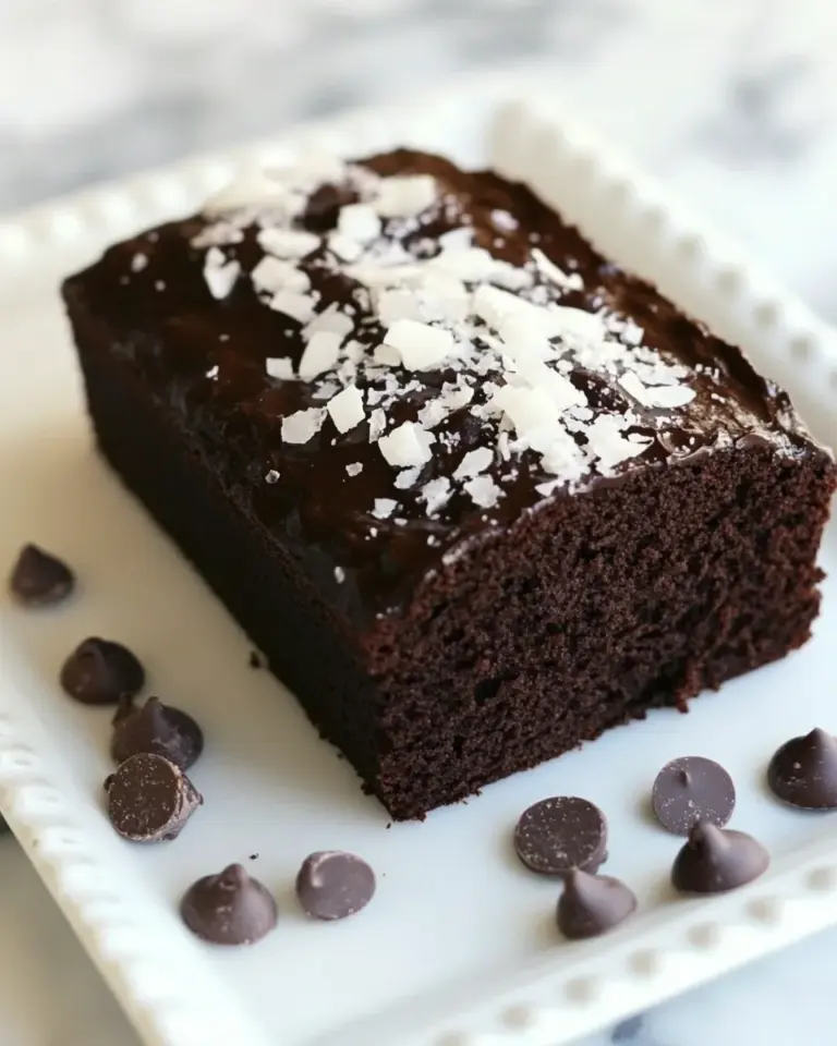 Homemade Double Chocolate Loaf Cake photo