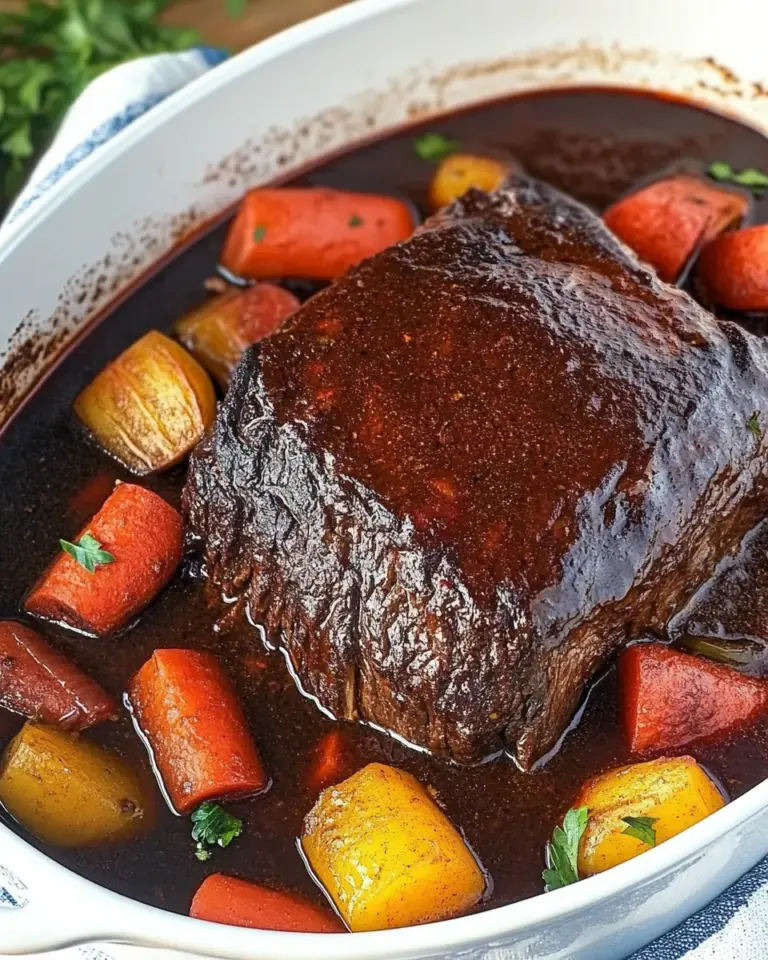 Homemade Dr. Pepper Pot Roast recipe photo