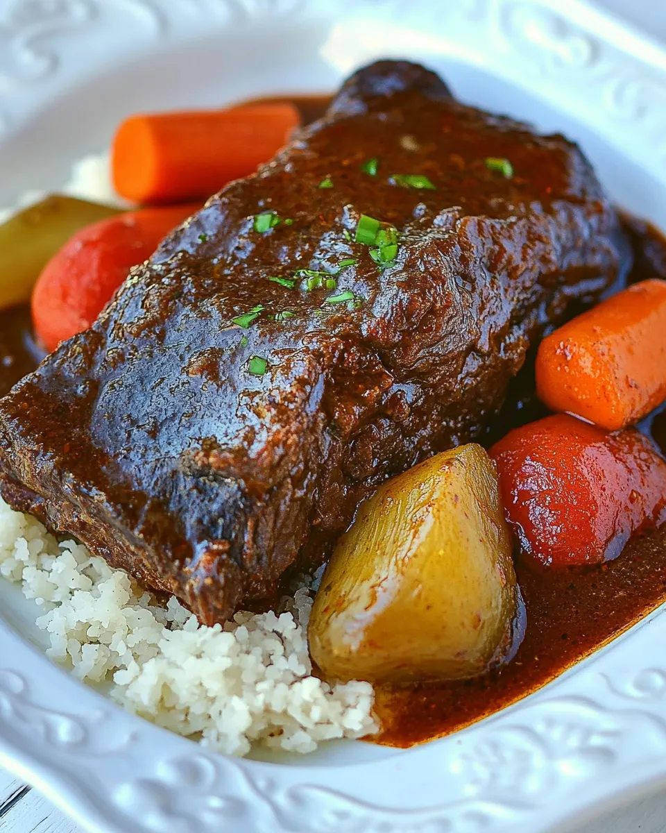 Classic Dr. Pepper Pot Roast dish photo