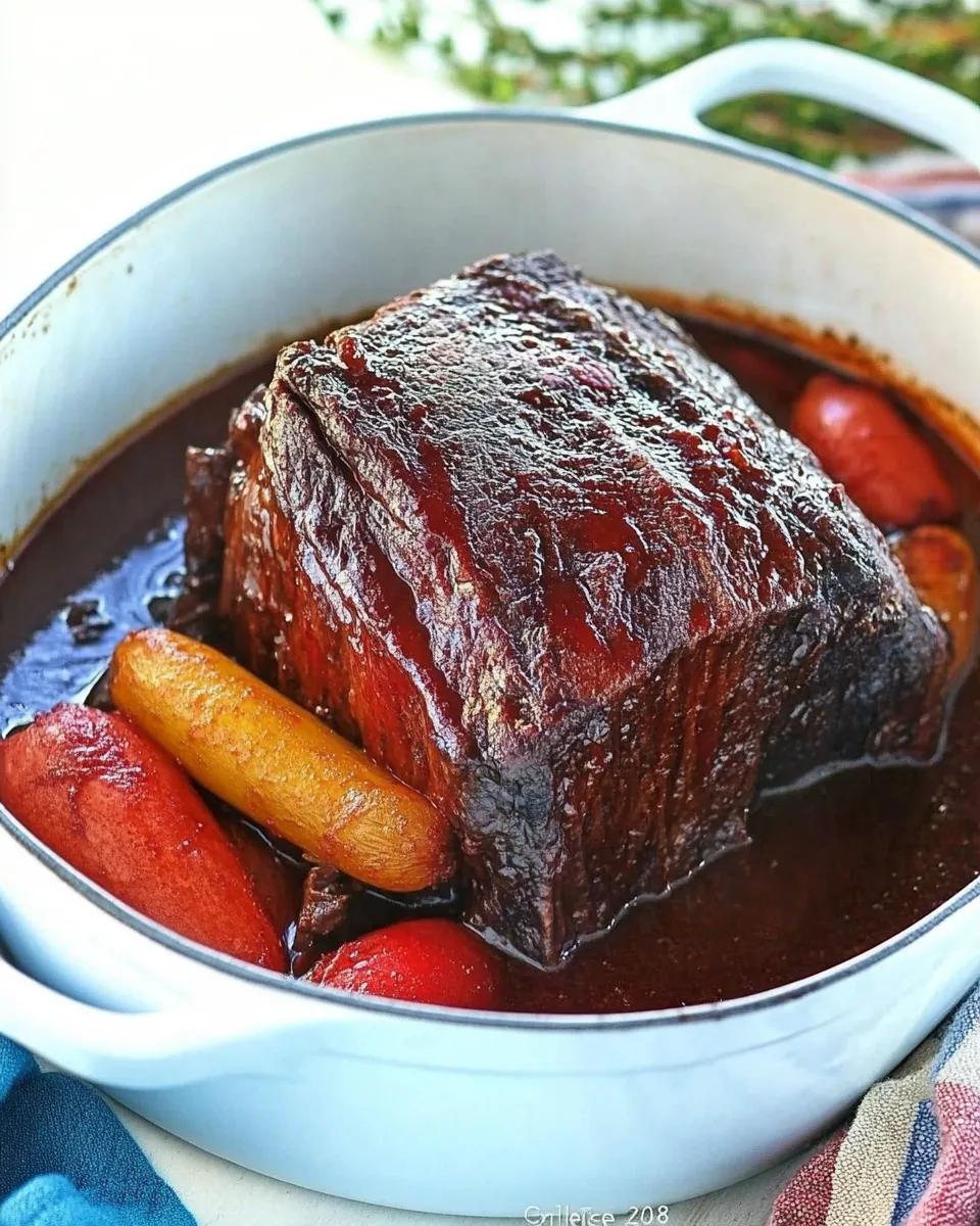 Delicious Dr. Pepper Pot Roast plate image