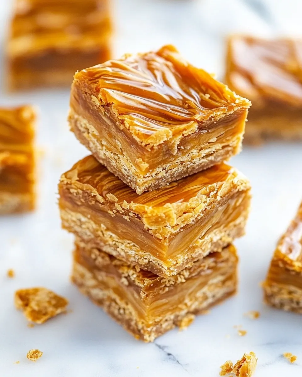 Homemade Dulce de Leche Caramel Bars recipe photo