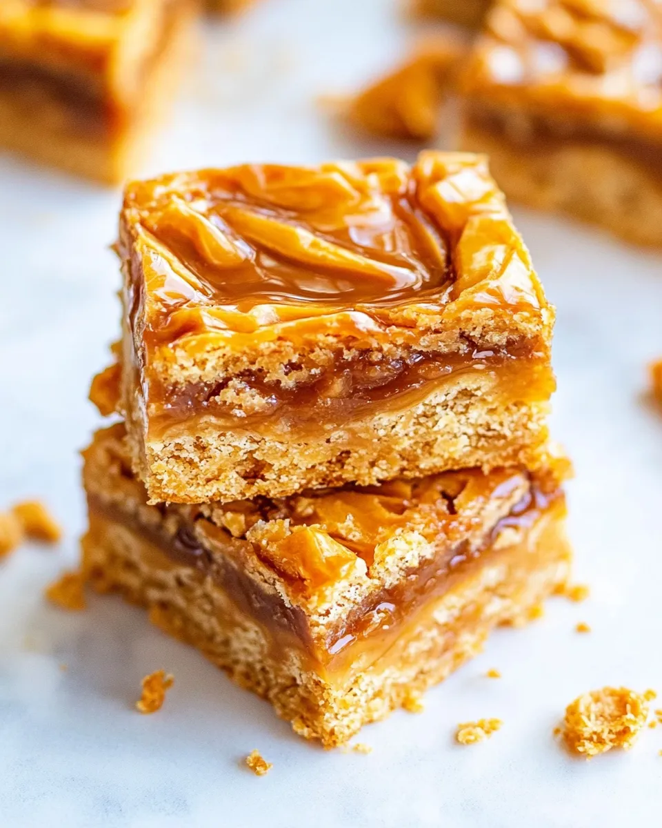 Classic Dulce de Leche Caramel Bars dish photo