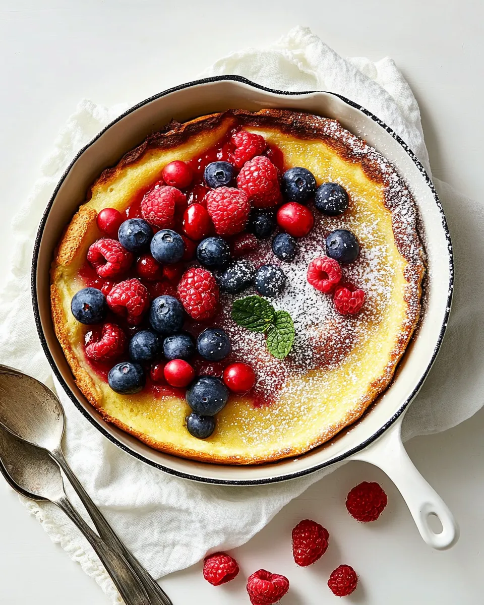 Easy Dutch Baby shot