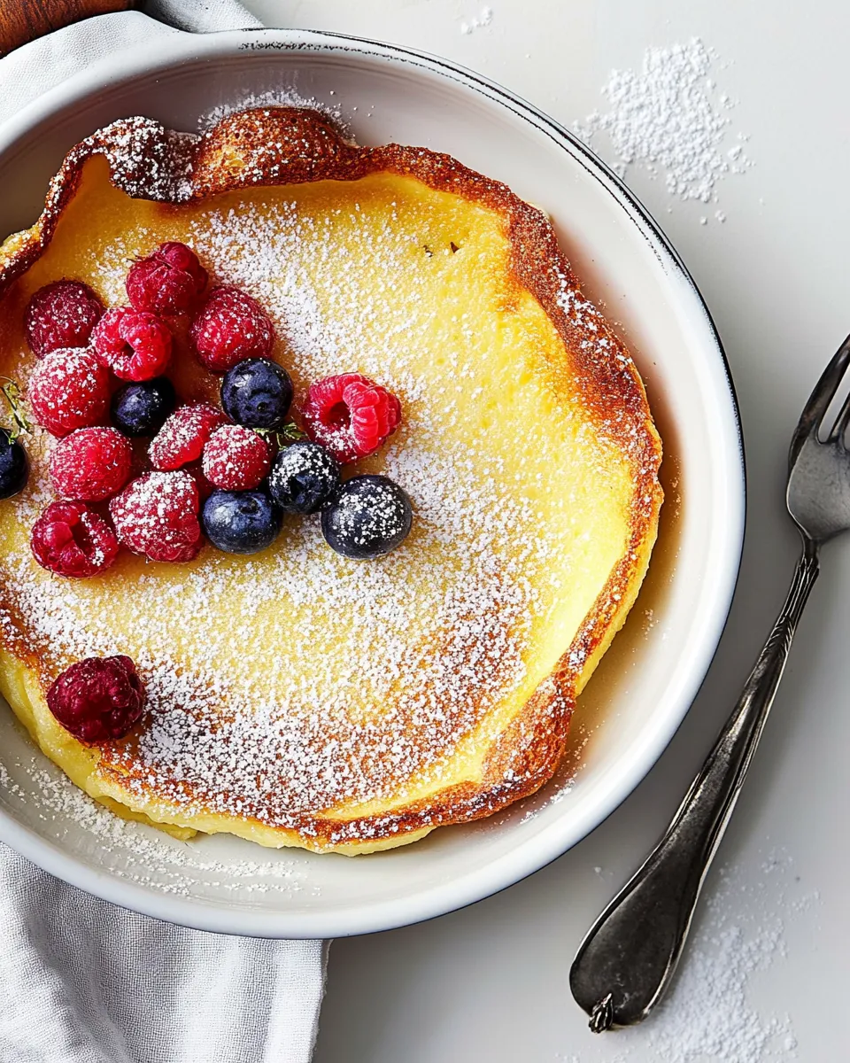 Delicious Dutch Baby dish photo
