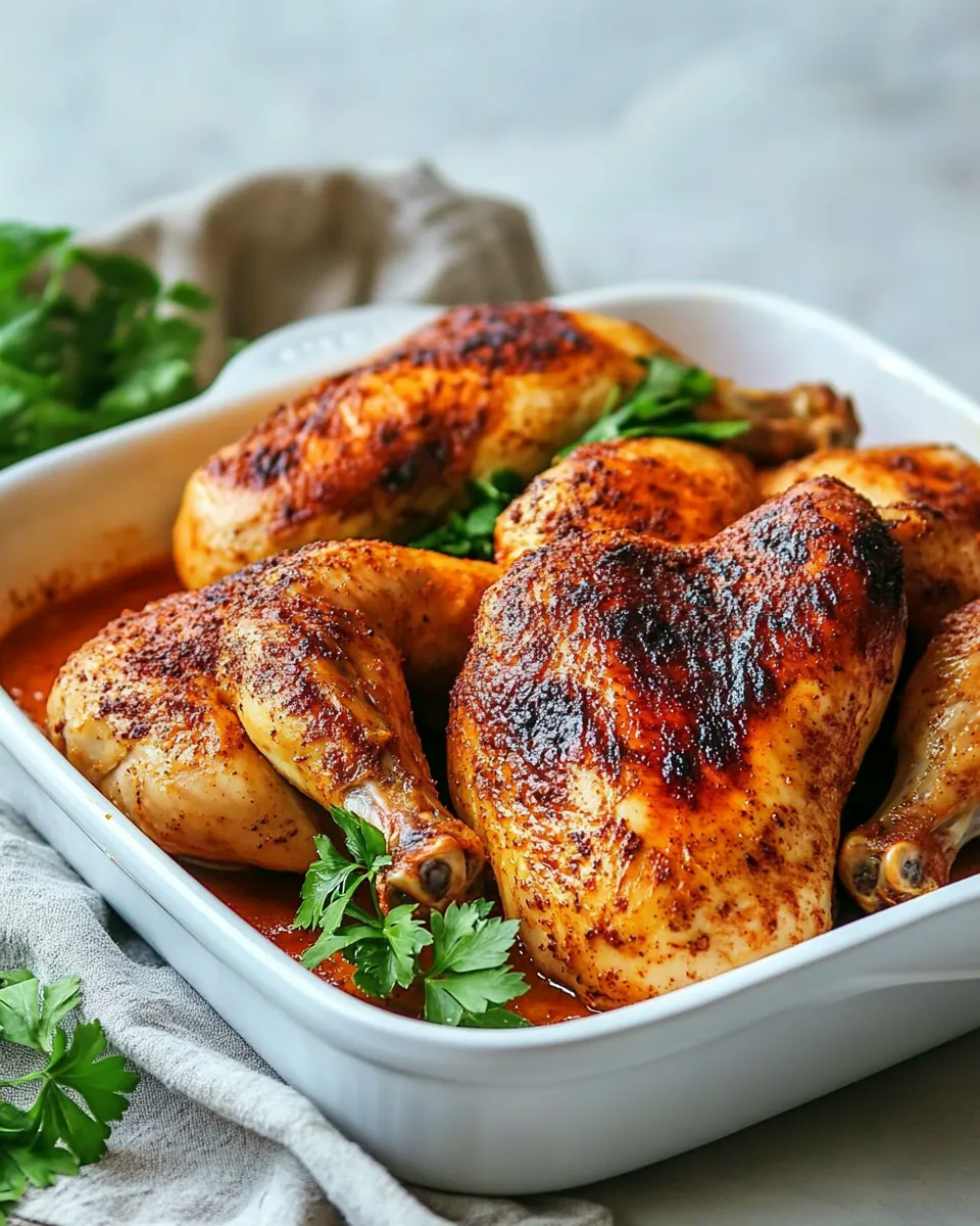 Quick Easy Baked Chicken shot