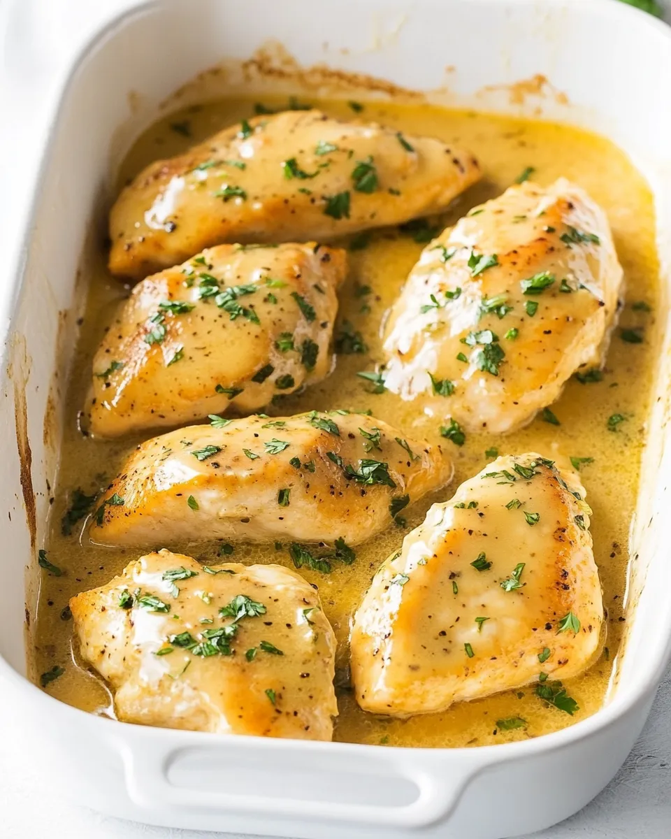 Quick Easy Baked Honey Mustard Chicken food shot
