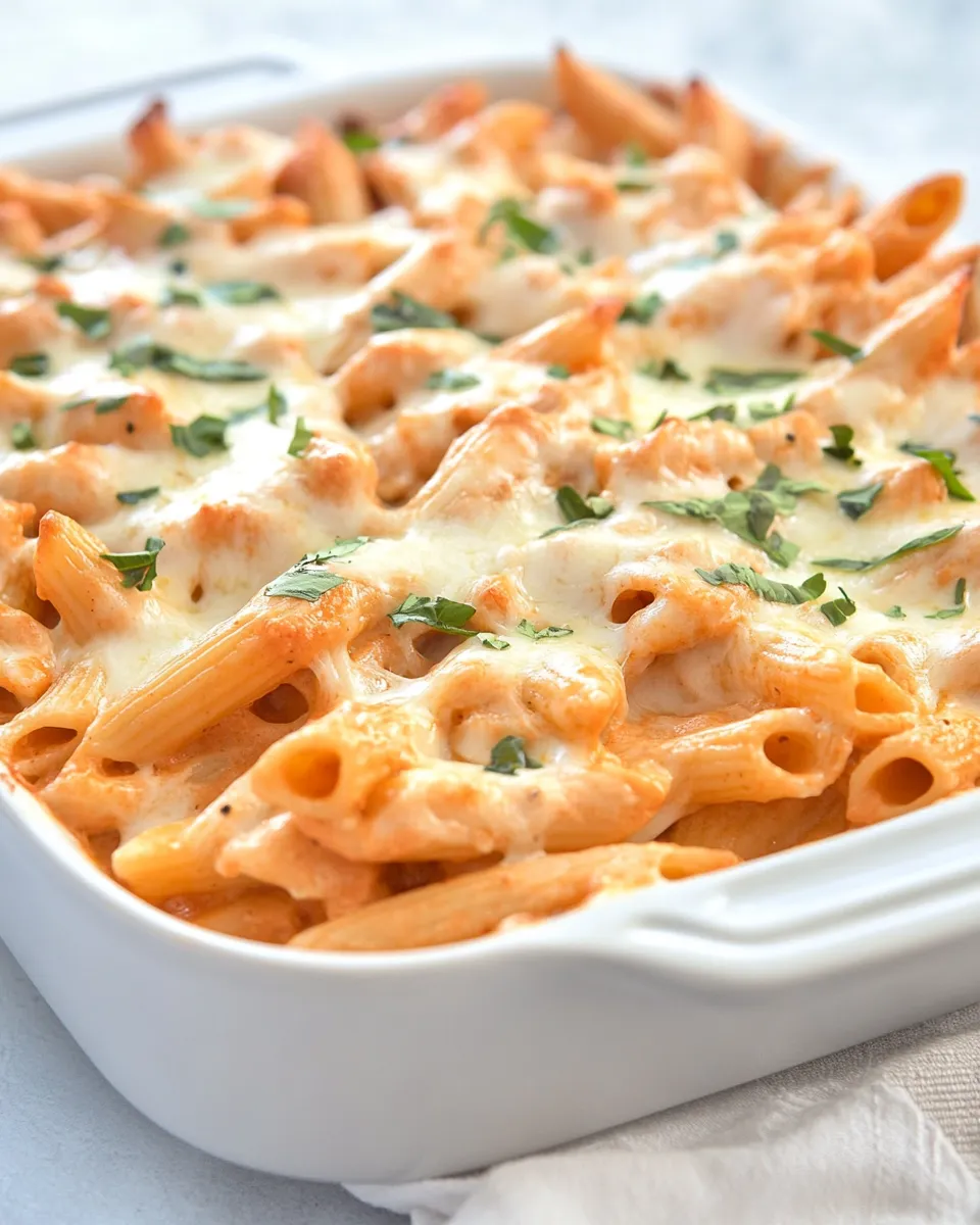 Delicious Easy Baked Penne Pasta recipe photo