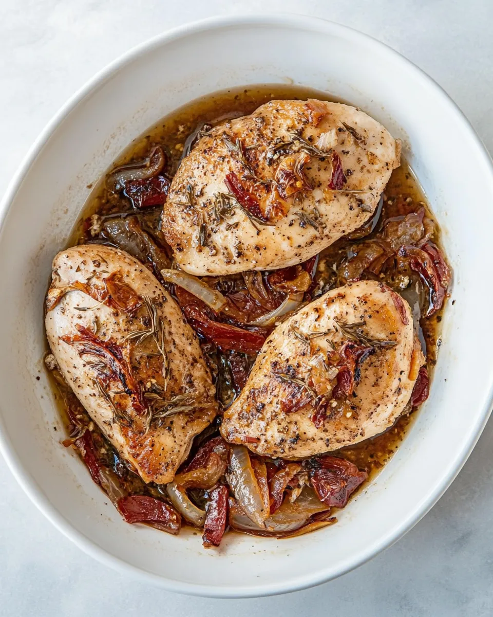Quick Easy Balsamic Chicken shot