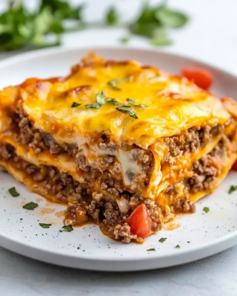 Homemade Easy Beef Enchilada Casserole photo