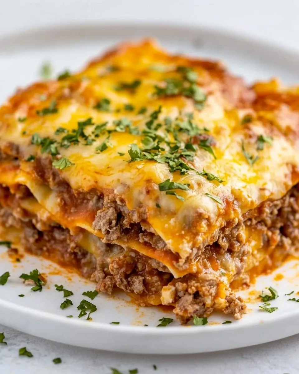 Classic Easy Beef Enchilada Casserole image