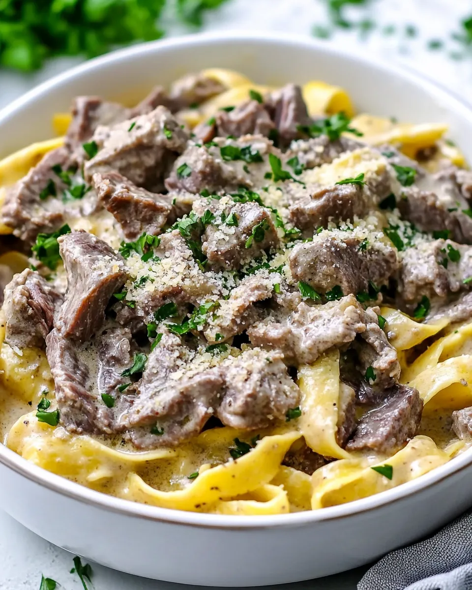 Classic Easy Beef Stroganoff Recipe image