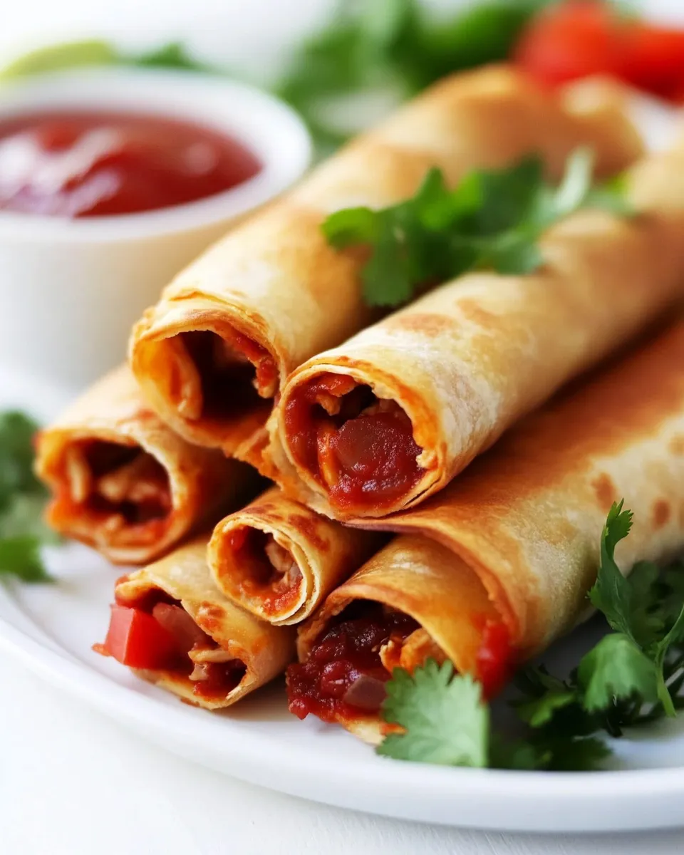 Delicious Easy Chicken Flautas Recipe recipe photo