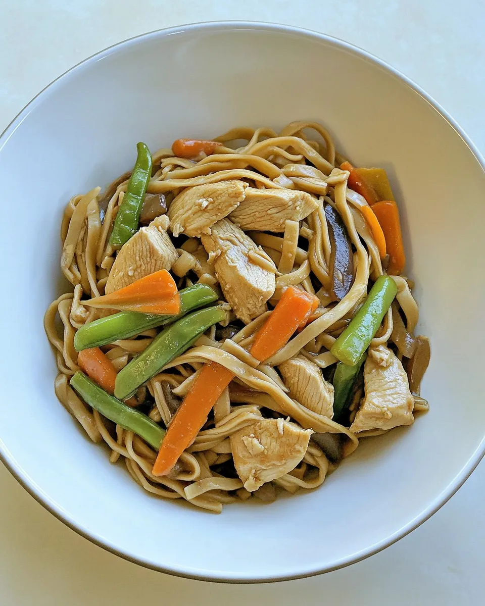 Homemade Easy Chicken Lo Mein photo