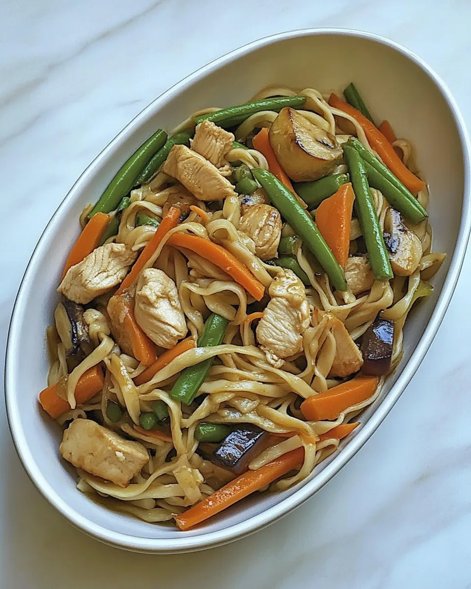 Classic Easy Chicken Lo Mein image