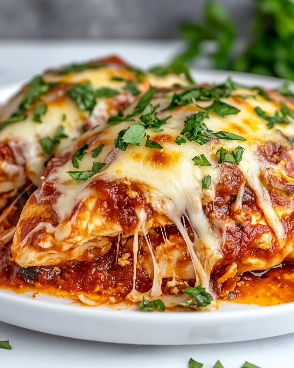 Quick Easy Chicken Parmesan shot