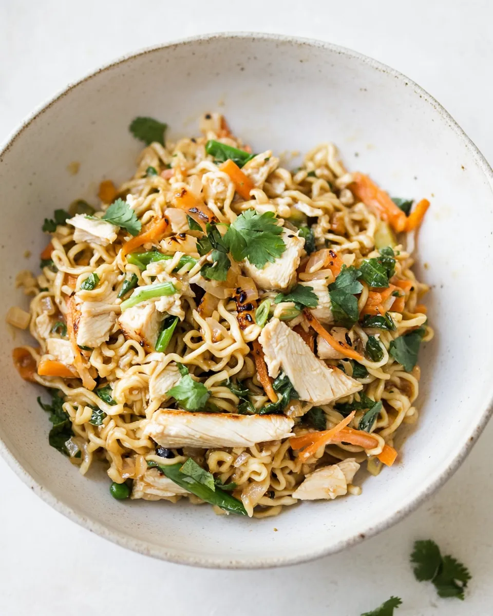 Classic Easy Chicken Ramen Stir-Fry image