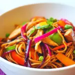 Homemade Easy Chicken Stir Fry Noodles Recipe photo