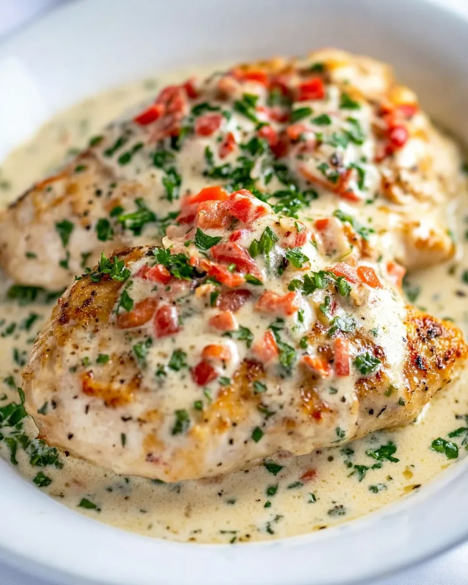 Classic Easy Chicken in Cream Sauce for Two image