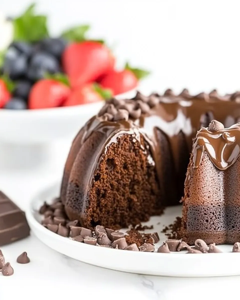 Classic Easy Chocolate Bundt Cake Recipe (From Scratch) image