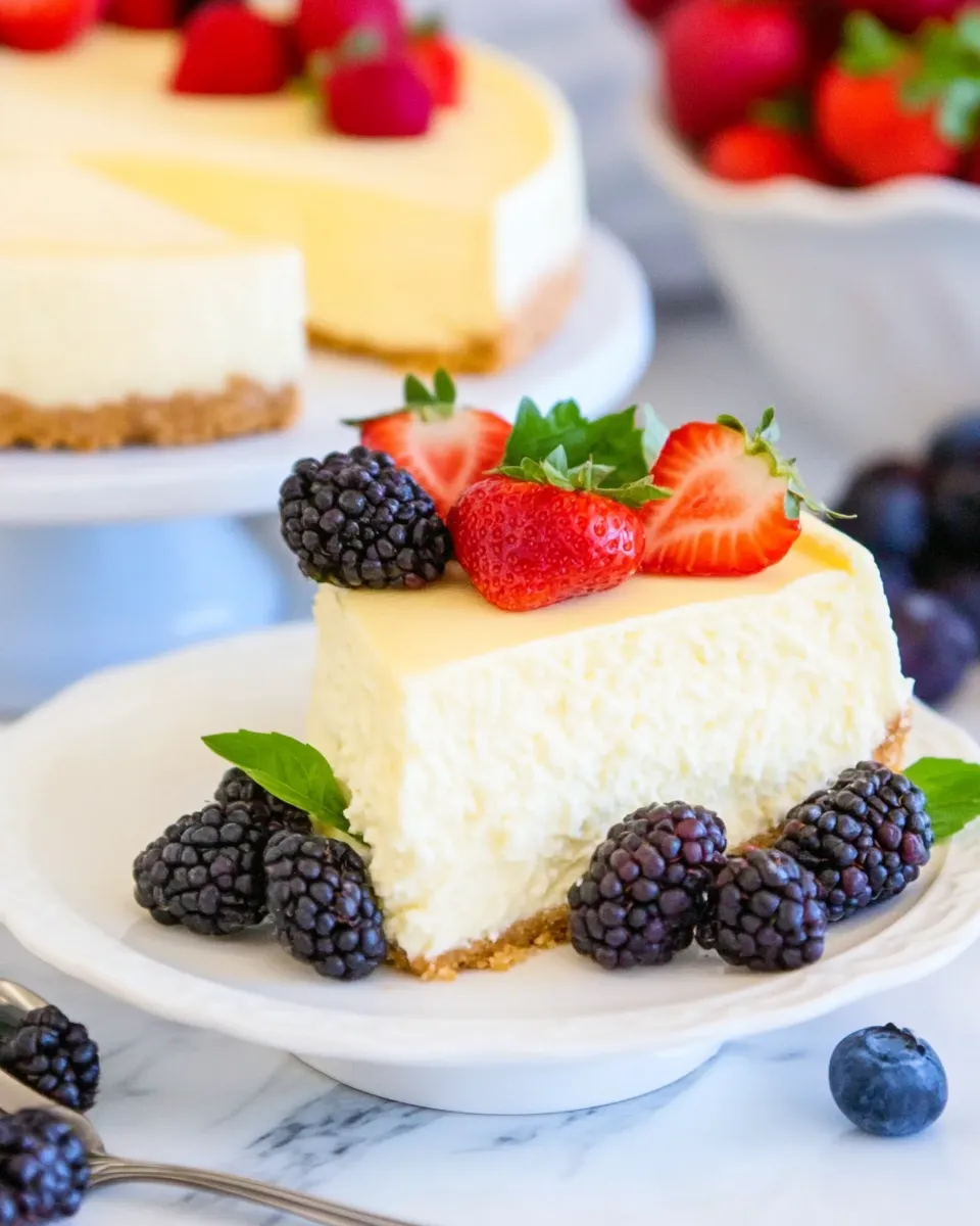 Delicious Easy Cottage Cheese Cheesecake Recipe (keto, low carb) dish photo