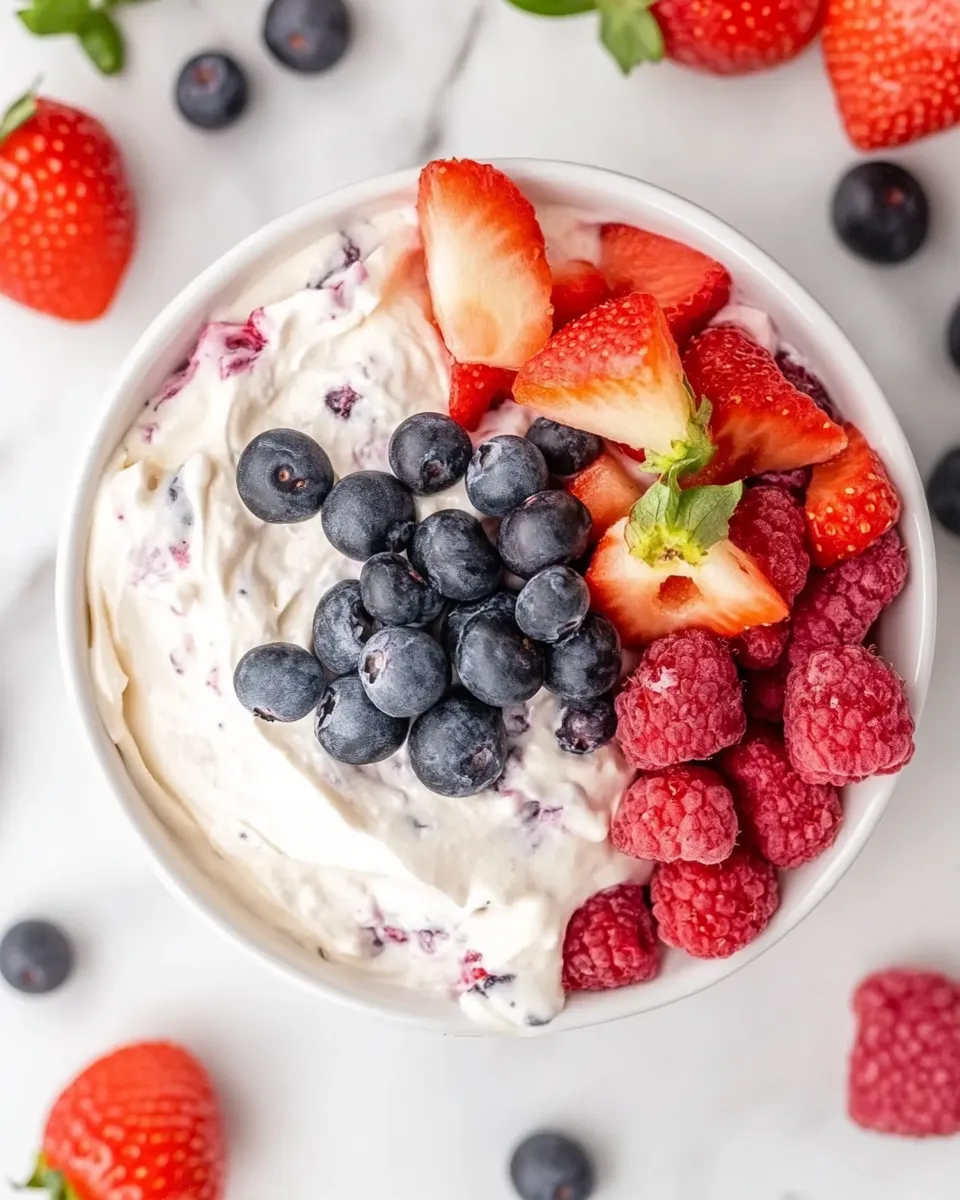 Classic Easy Cream Cheese Fruit Dip (Made In 10 Minutes!) image