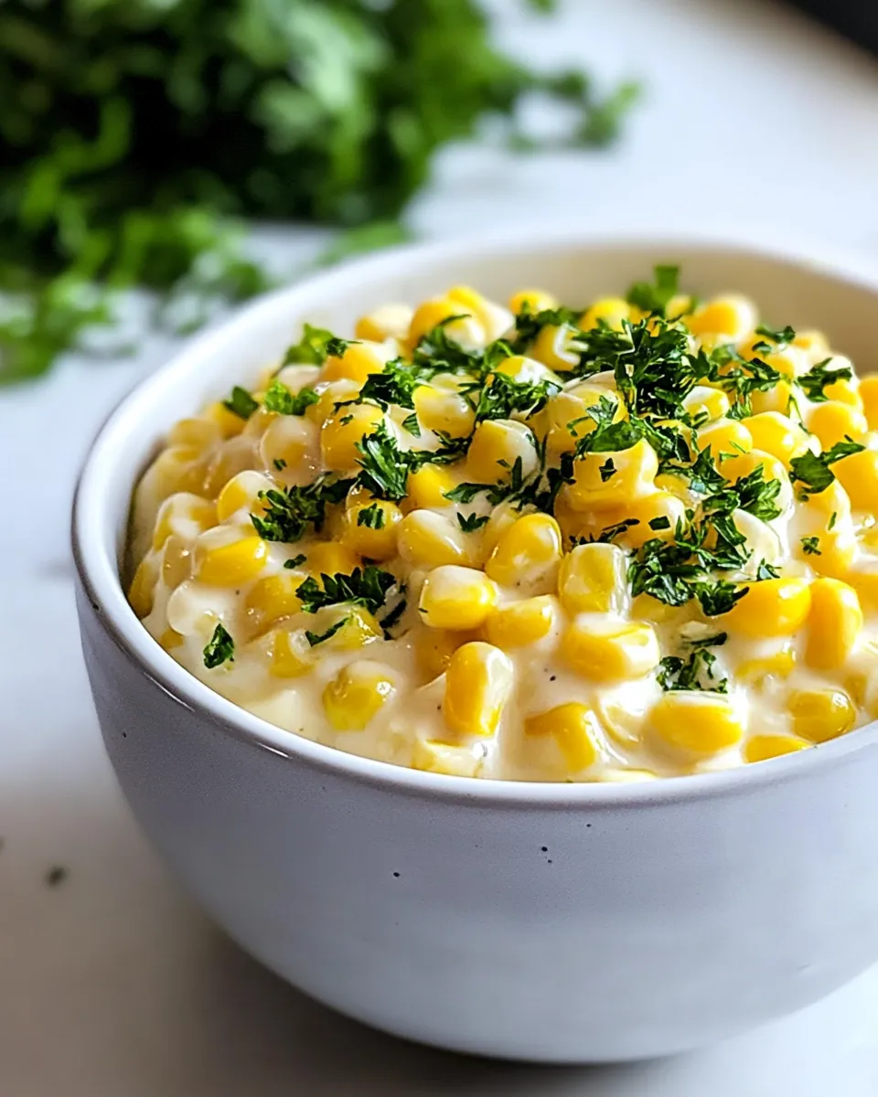Classic Easy Creamed Corn (Two Ways!) image