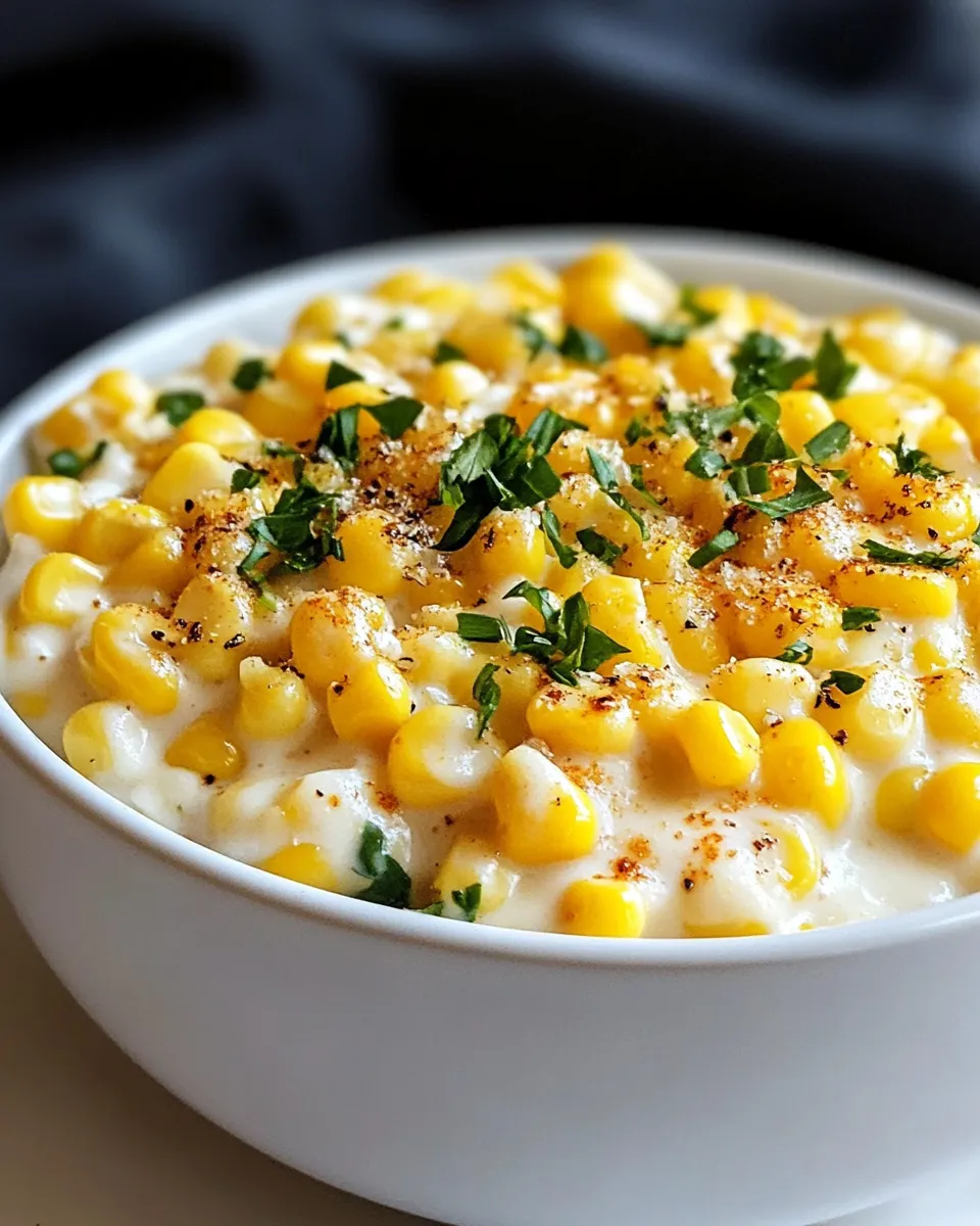 Quick Easy Creamed Corn (Two Ways!) shot