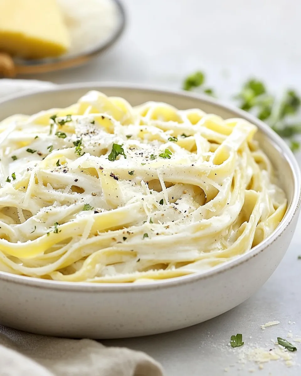 Classic Easy Fettuccine Alfredo image