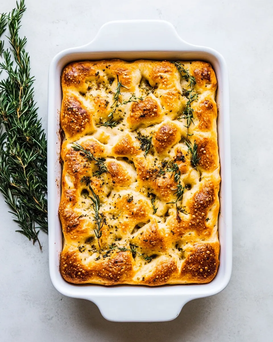 Delicious Easy Focaccia Recipe shot