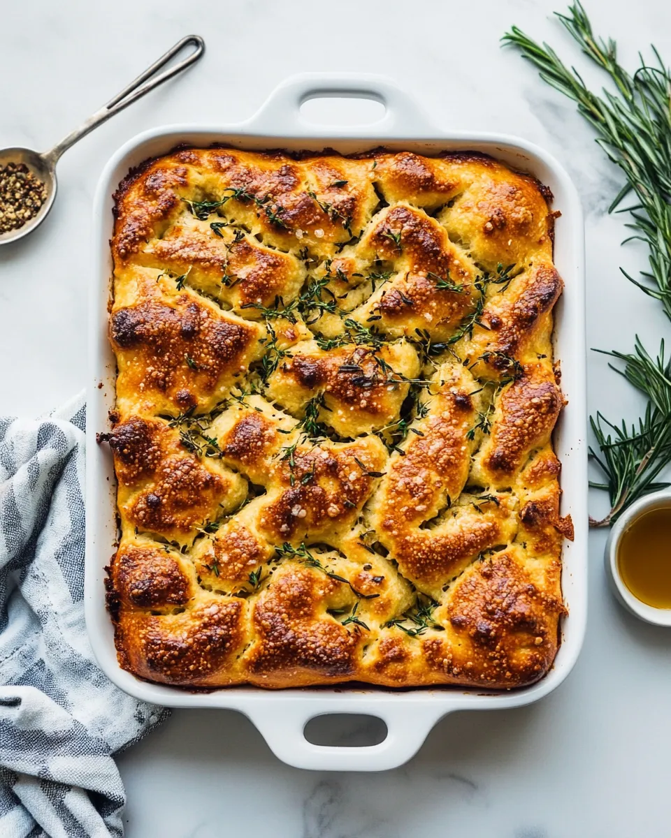 Quick Easy Focaccia Recipe dish photo