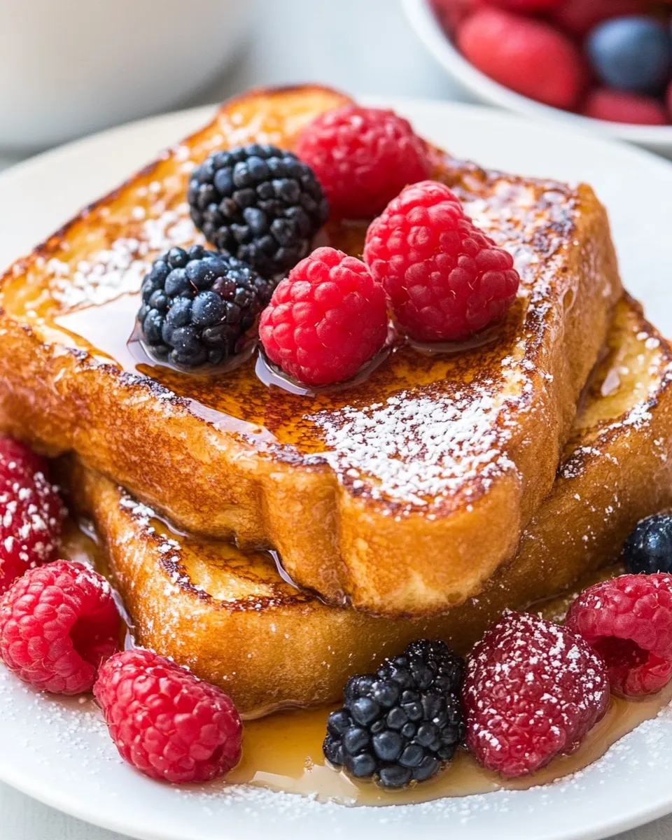 Quick Easy French Toast Recipe dish photo