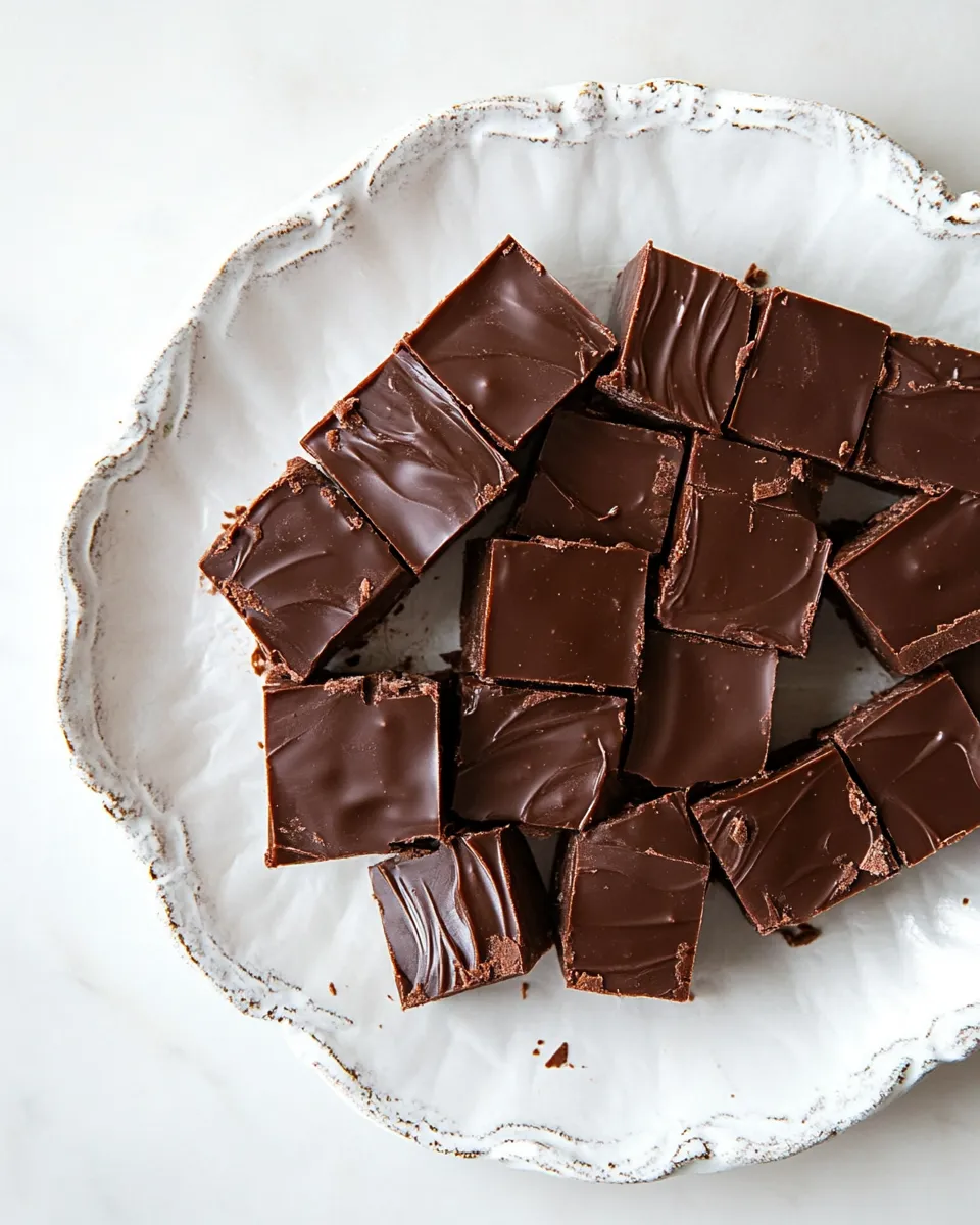 Delicious Easy Fudge Recipe shot