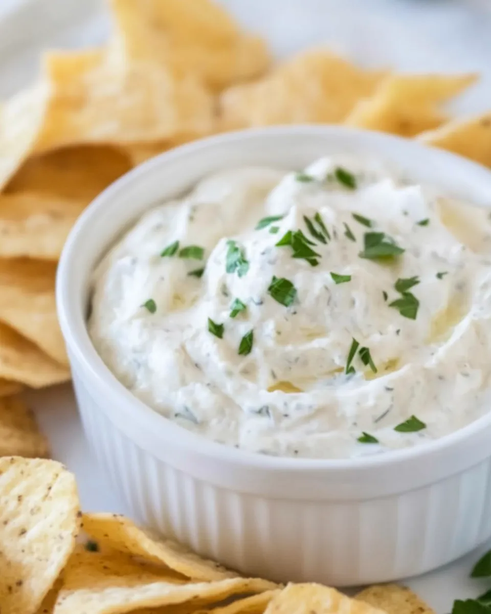 Delicious Easy Homemade Chip Dip recipe photo