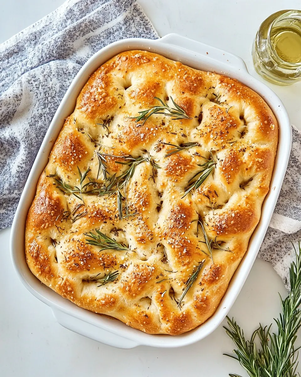 Classic Easy Homemade Focaccia image