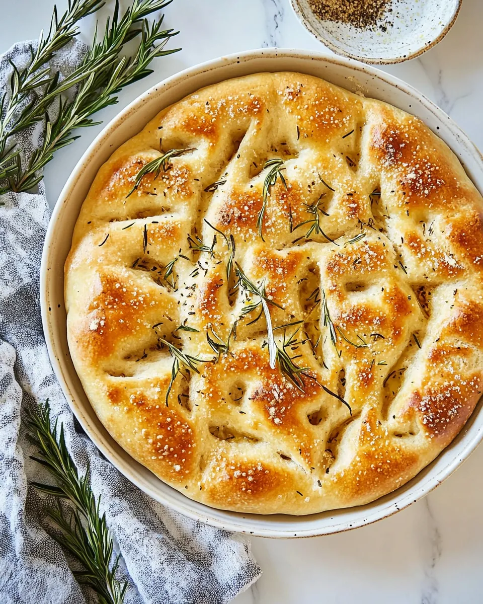 Delicious Easy Homemade Focaccia recipe photo