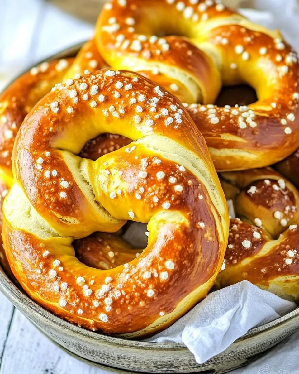 Delicious Easy Homemade Soft Pretzels recipe photo