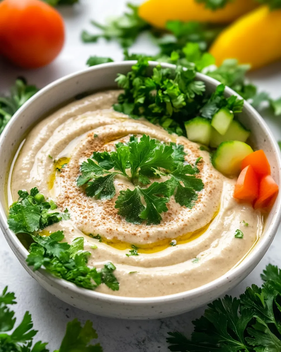 Quick Easy Homemade Tahini Sauce shot