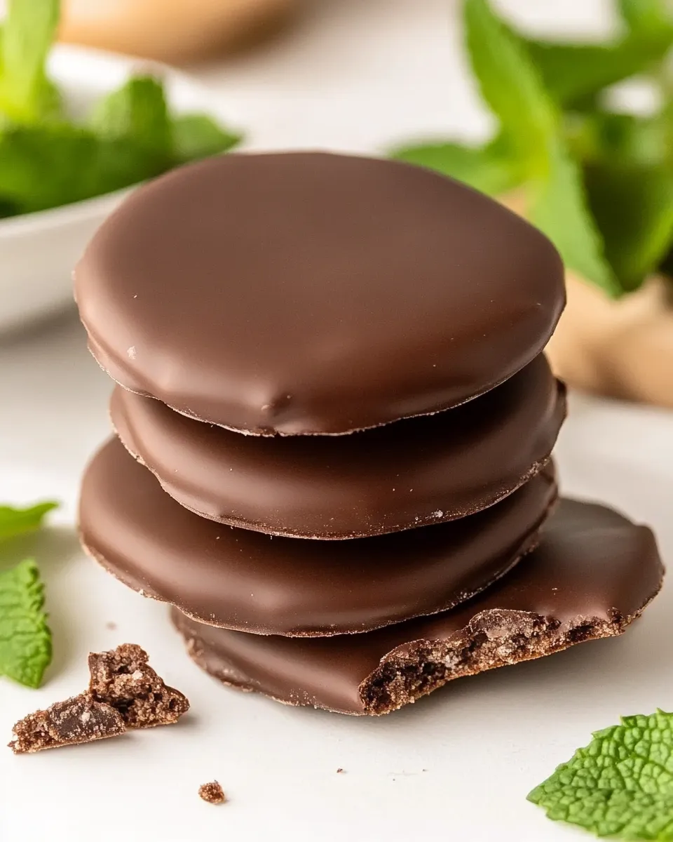 Homemade Easy Homemade Thin Mint Cookies photo