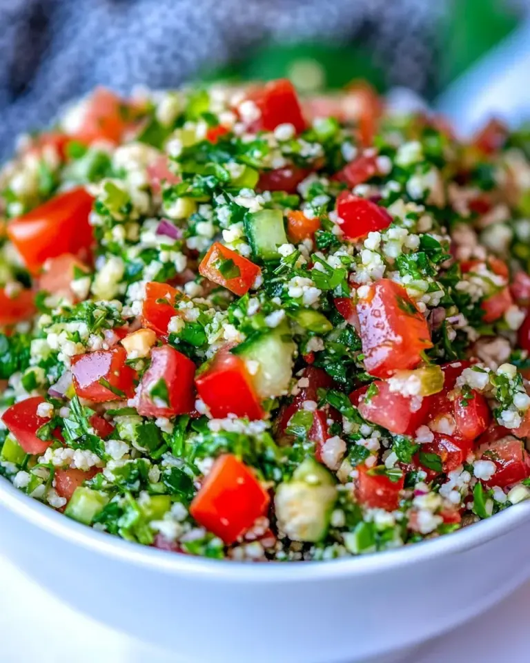 Homemade Easy Lebanese Tabbouleh Recipe photo