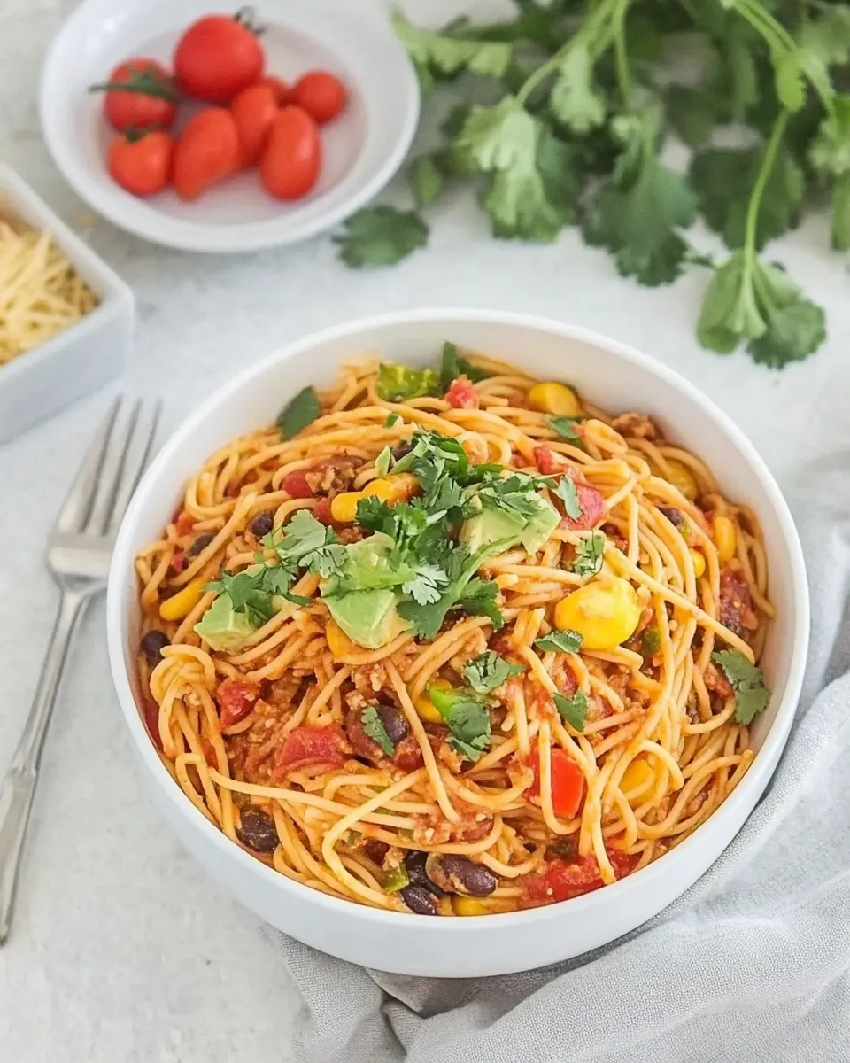Classic Easy Mexican Spaghetti Recipe image