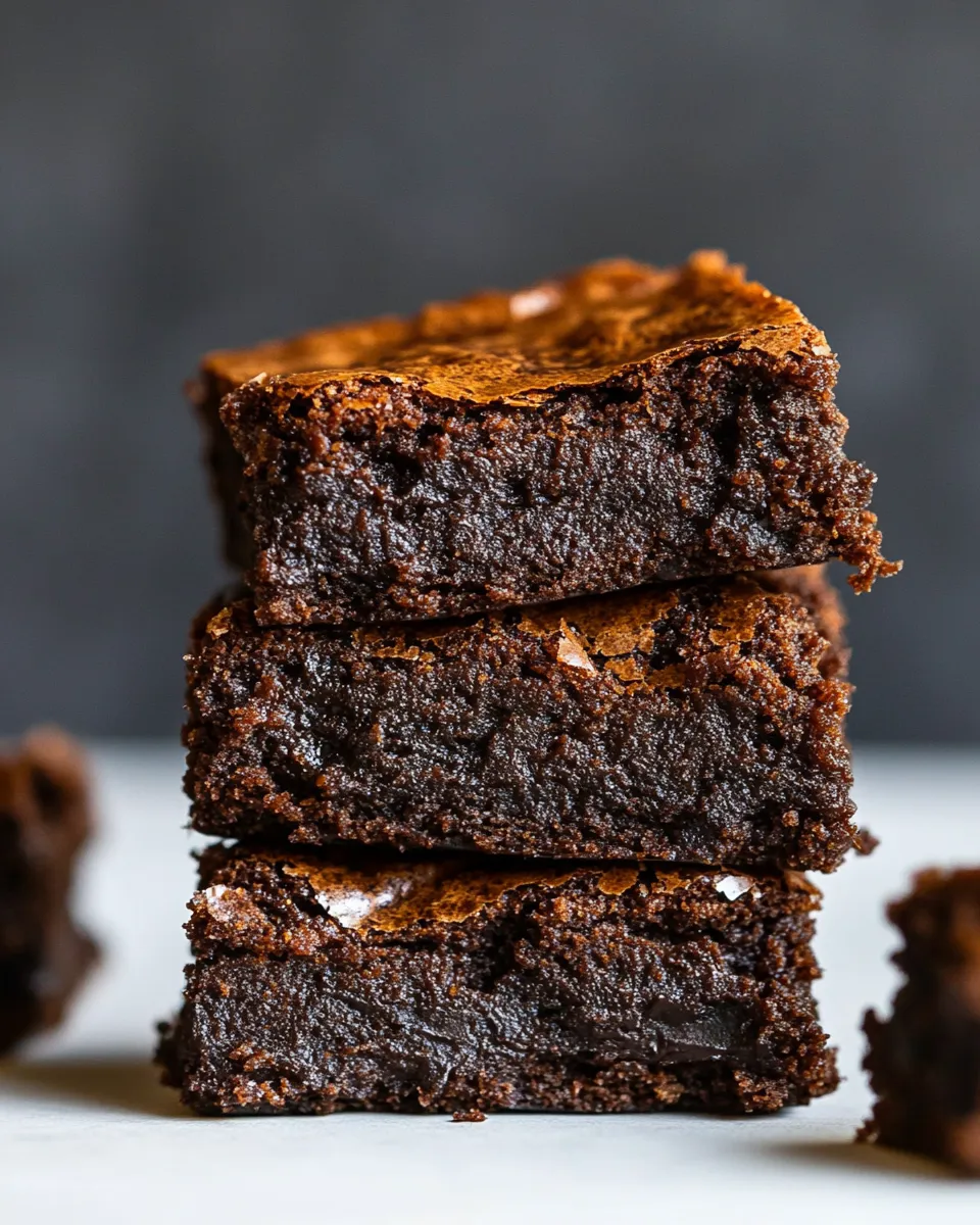 Classic Easy One Bowl Fudgy Cocoa Brownies image