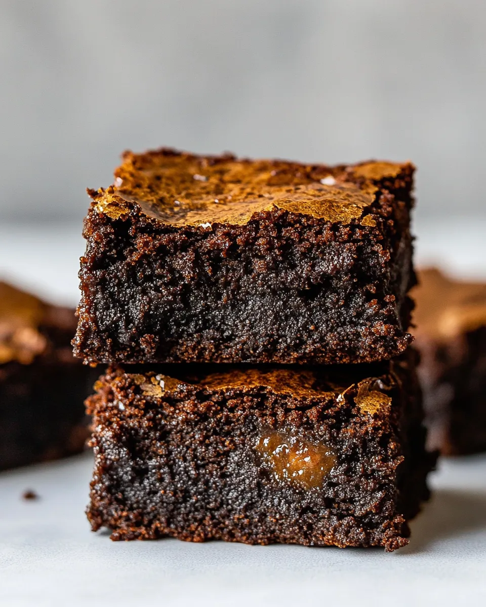Delicious Easy One Bowl Fudgy Cocoa Brownies recipe photo