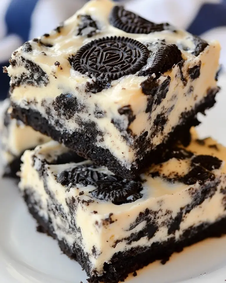 Homemade Easy Oreo Cheesecake Bars recipe photo